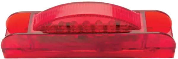 4" Red 7-LED Slim Marker & Clearance Light – Thin-Line Trailer, RV & Truck Light