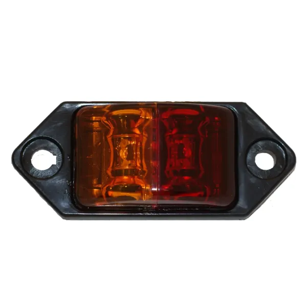 Charger Jr. Amber/Red 2-LED Marker & Clearance Light – Dual 450mm Leads