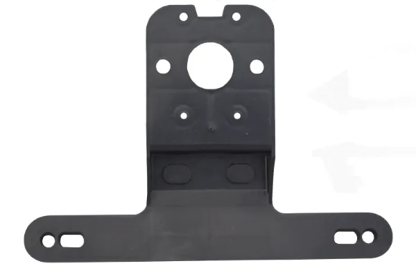 Black ABS License Plate Mounting Bracket – Trailer, RV & Truck Plate Holder