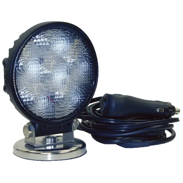 18W LED Flood Work Light with Magnetic Base – 1,350 Lumens, 12V & 24V