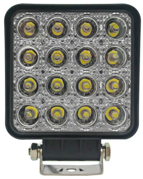 48W LED Flood Work Light – 1,370 Lumens, 10–30V, Graphene Housing