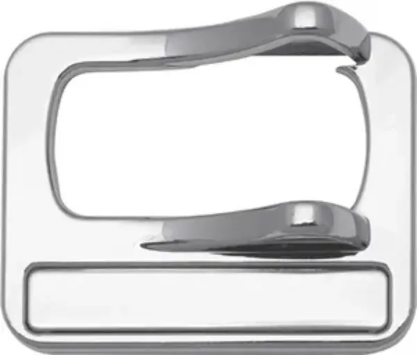 Peterbilt Ergonomic Dash Chrome Guarded Blank Switch Plate