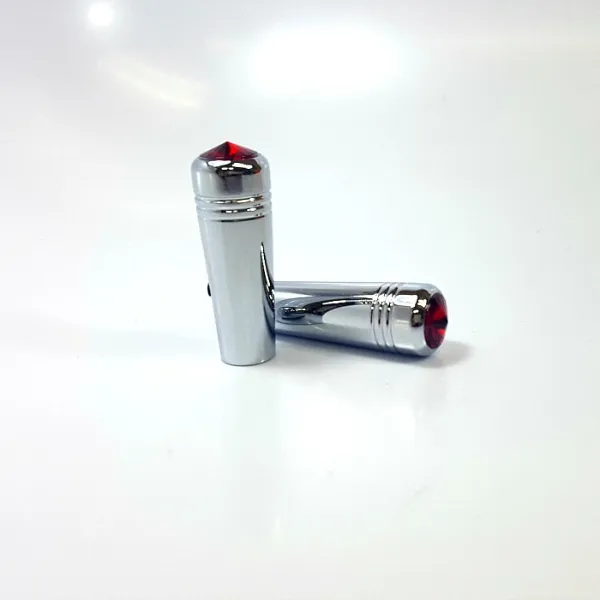 Kenworth Short Chrome Toggle Switch with Red Jewel – Pair