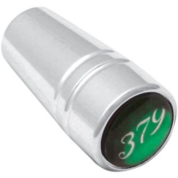 Guarded Chrome Toggle Switch with 379 Logo Dark Green Background – 3 Pack