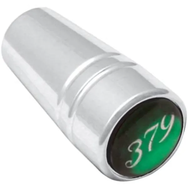 Guarded Chrome Toggle Switch with 379 Logo Dark Green Background – 3 Pack