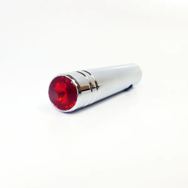 Long Chrome Toggle Switch with Red Jewel – 2 Pack