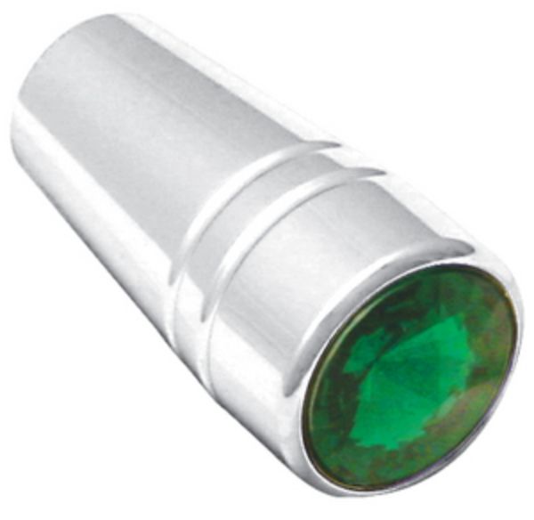 Guarded Chrome Toggle Switch with Green Jewel – 3 Pack