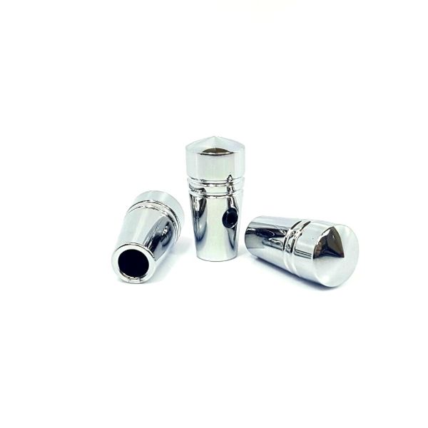 Guarded Chrome Toggle Switch with Pointed Head – 3 Pack