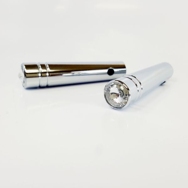 Long Chrome Toggle Switch with Silver Jewel – 2 Pack