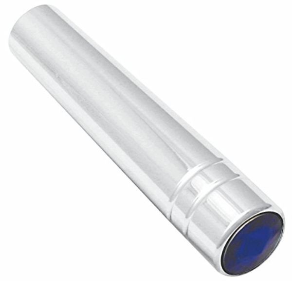 Long Chrome Toggle Switch with Blue Jewel – 2 Pack