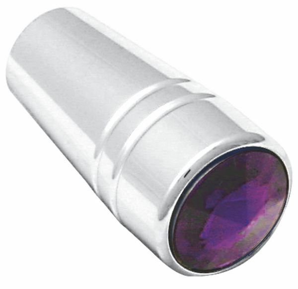 Guarded Chrome Toggle Switch with Purple Jewel – 3 Pack