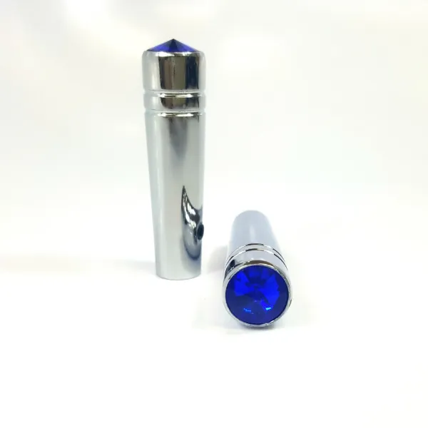 Peterbilt Short Chrome Toggle Switch with Blue Jewel – Pair