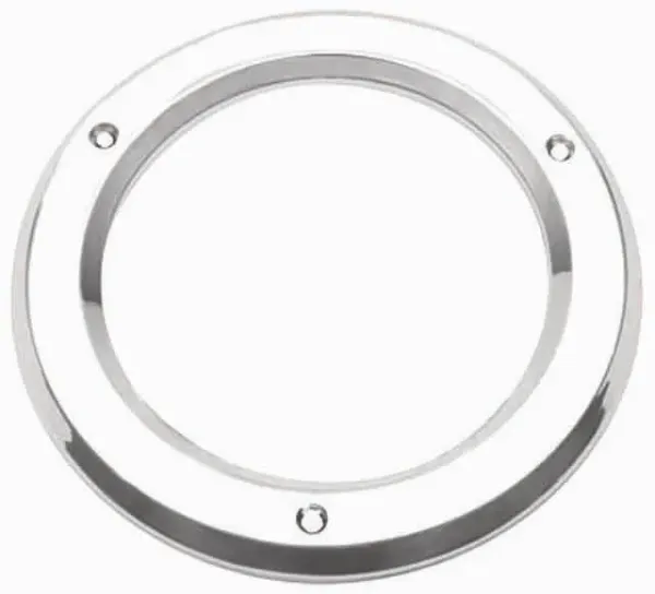 4" Round Chrome-Finished ABS Light Bezel – Bulk