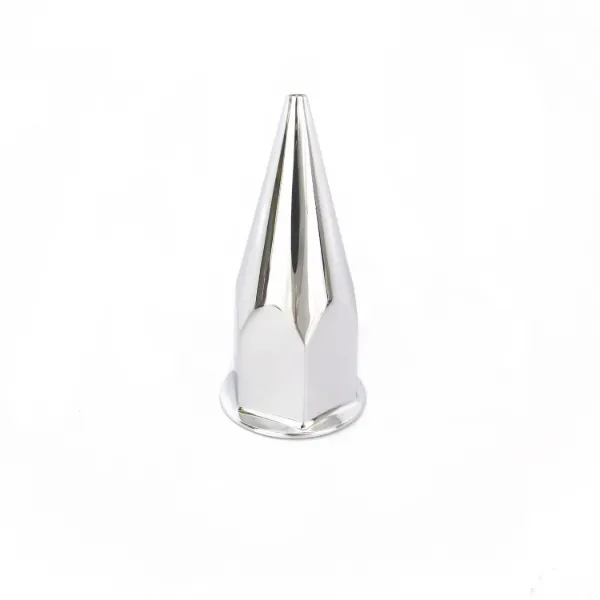 M14 x 1.5 Ram Lug Nut & Jam Nut Cover – Chrome ABS, Spike Style