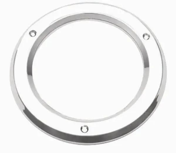 4 Inch Round Chrome ABS Plastic Light Bezel