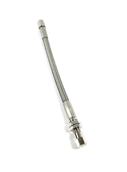 7 Inch Stainless Steel Braided Valve Stem Extension Hose with Teflon Core