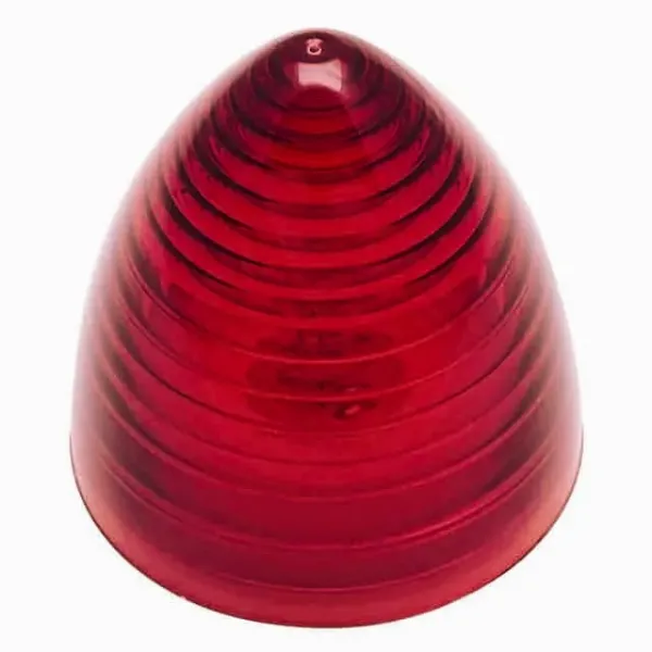 2" Round Red Incandescent Beehive Marker & Clearance Light
