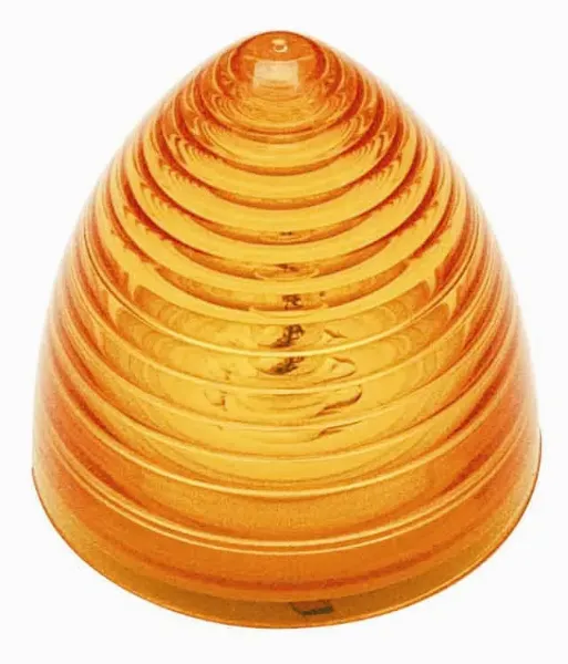 2" Round Amber Incandescent Beehive Marker & Clearance Light