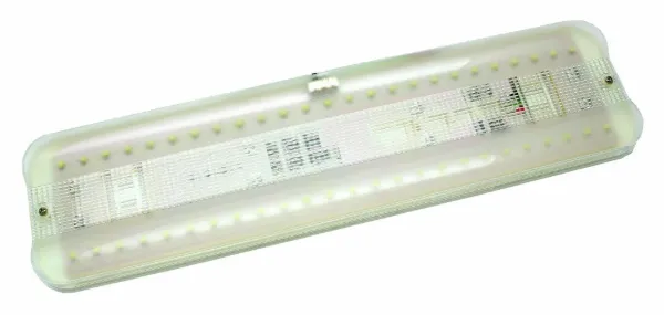 Wide Interior Utility LED Light – 50 Diode, Clear Lens, 3-Way Switch