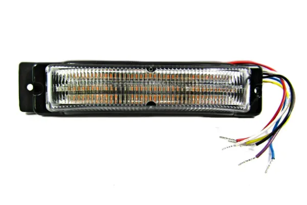 Warning Class 1 Lighthead 18 Led Amber/White 12-30V 13 Patterns Surface Mount Ip67Alum Bse