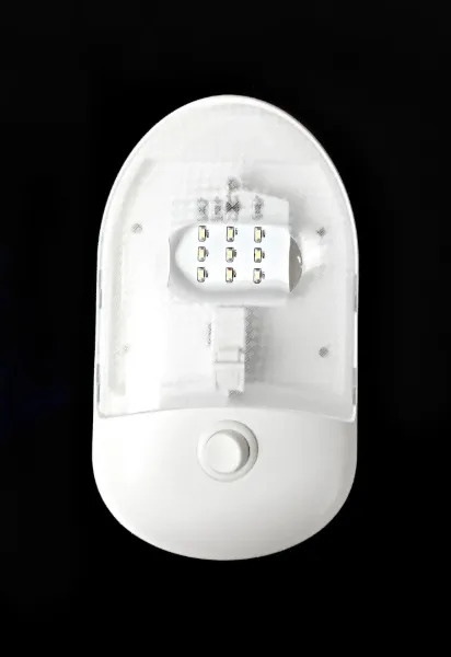 9 SMD LED Pancake Dome Light 5500K Surface Mount with Switch