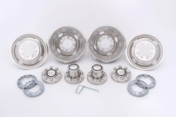 16" Universal Wheel Simulator Set – 8-Lug, Exposed-Lug Design, Chevy/Ford/Dodge