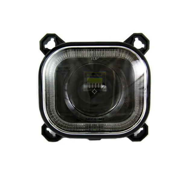 90mm High-Beam Projector Headlight with Pigtail & Bulb