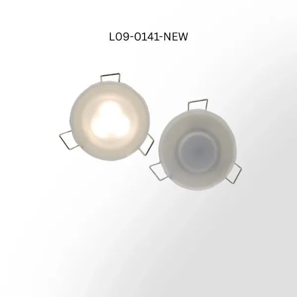 3" Low-Profile LED Downlight – 3500K Warm White, Glass Lens, Compression Mount