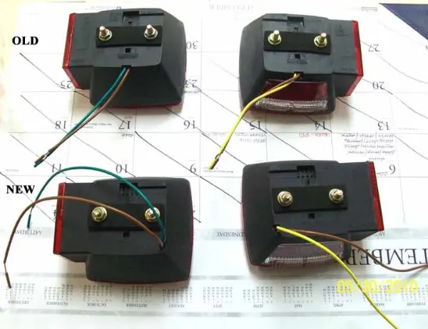 Submersible Trailer Stop, Turn & Tail Light – Stud Mount for Trailers Under 80 Inches Wide