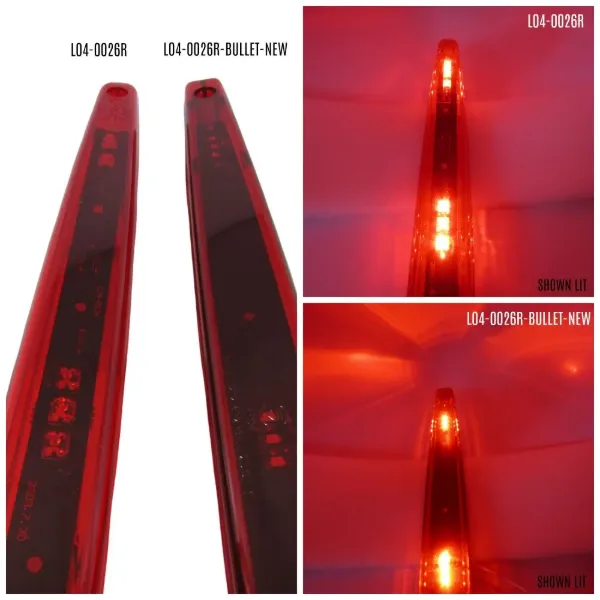 Signature Series 18" Red LED Identification Light Bar – Bullet Connectors