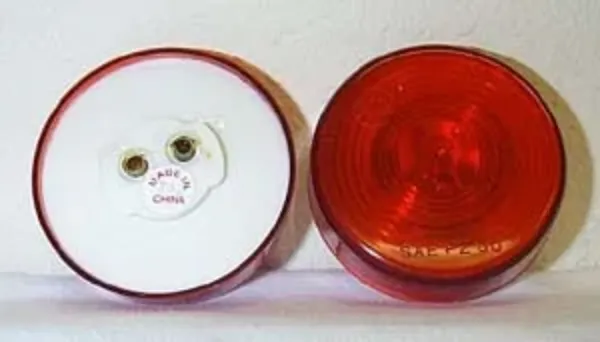 2.5" Round Red Incandescent Marker & Clearance Light