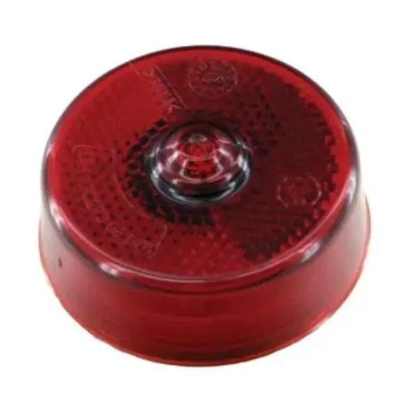 2.5 Inch Round Red LED Marker Light with Reflector