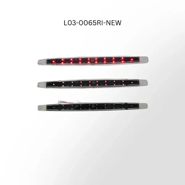18" Signature Series Red LED Stop, Turn & Tail Light Bar – Clear Lens, 18 SMD