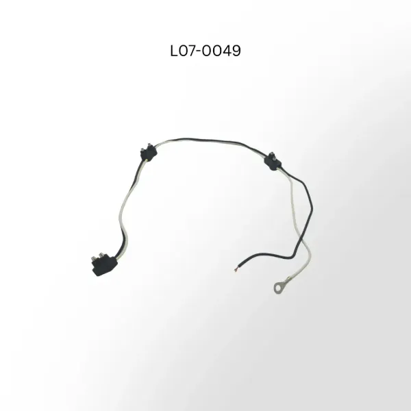 Three Position Harness with Bare Wire and Eyelet Lead