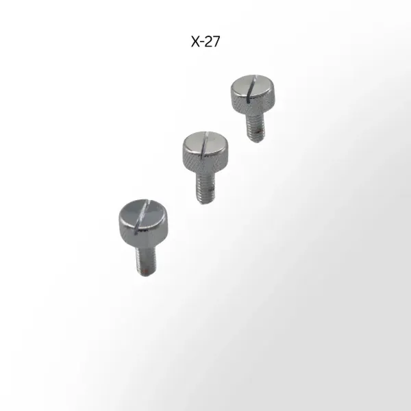 Kenworth Short Chrome Dash Screw – Knurled Head
