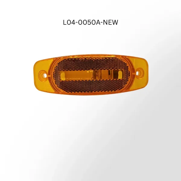 Amber Trailer Marker Light With Reflector 2 Inch By 6 Inch Incandescent