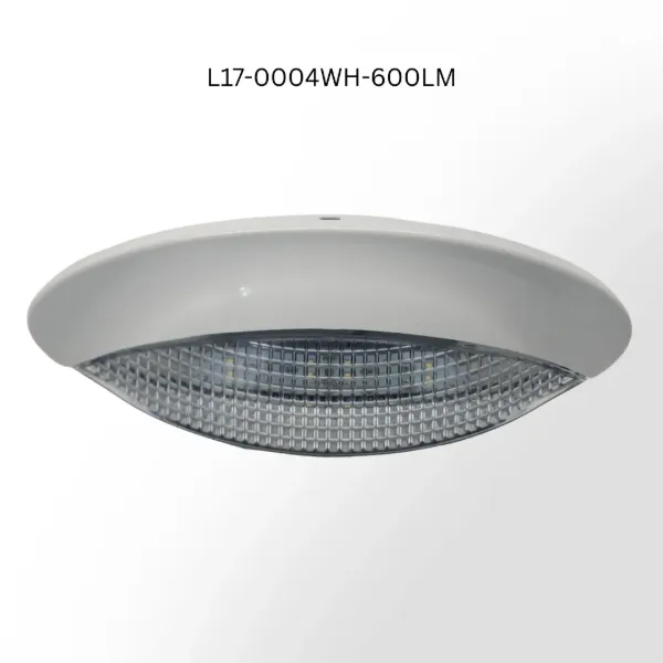 Euro-Style Surface-Mount LED RV Porch Light – 18 SMD, 600 Lumens, White Bezel