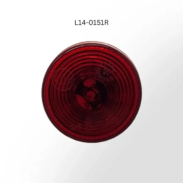 2" Round Red LED Marker & Clearance Light – 9 SMD