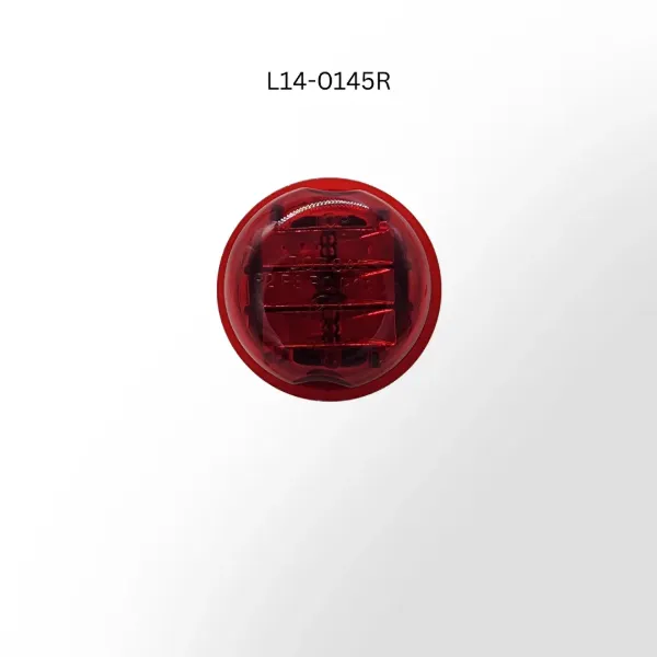 2" Round Red LED High-Profile Marker & Clearance Light – 8 Diode, PC2