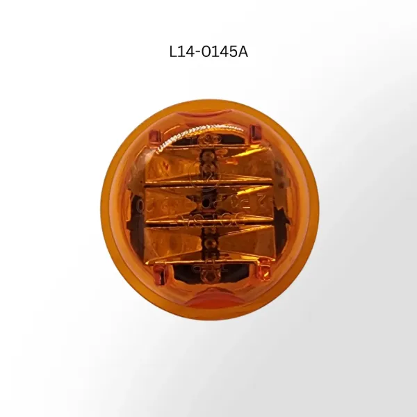 2" Round Amber LED High-Profile Marker & Clearance Light – 8 Diode, PC2