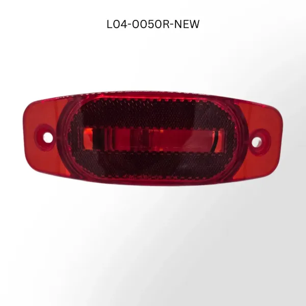 2" x 6" Red Incandescent Trailer Marker & Clearance Light with Reflector