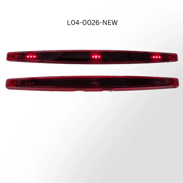 18" Signature Series Red LED Trailer Identification Light Bar – 9 SMD, 3-Light, Surface Mount