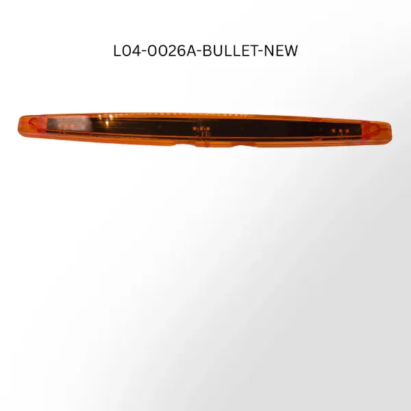 18" Signature Series Amber LED Identification Light Bar – 9 SMD, Bullet Connectors