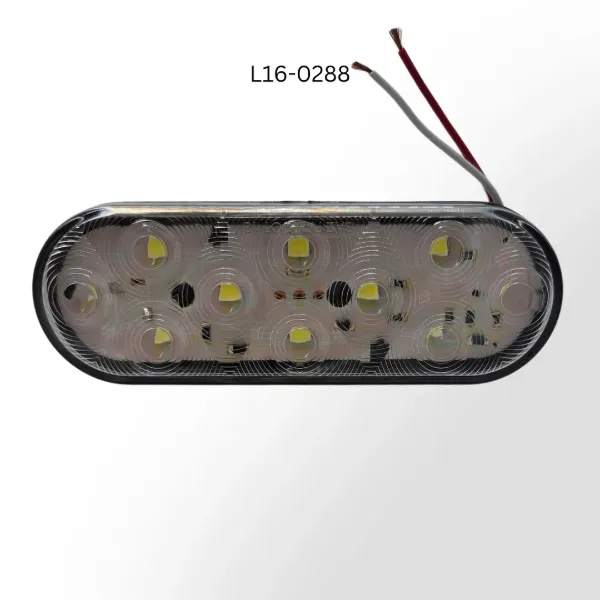 6" Oval LED Backup Light – Bare Wire