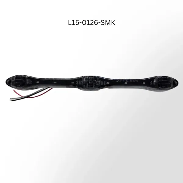 Dragon Eyes™ Ultra Red LED Stop, Tail & Turn Light Bar – Smoked Lens