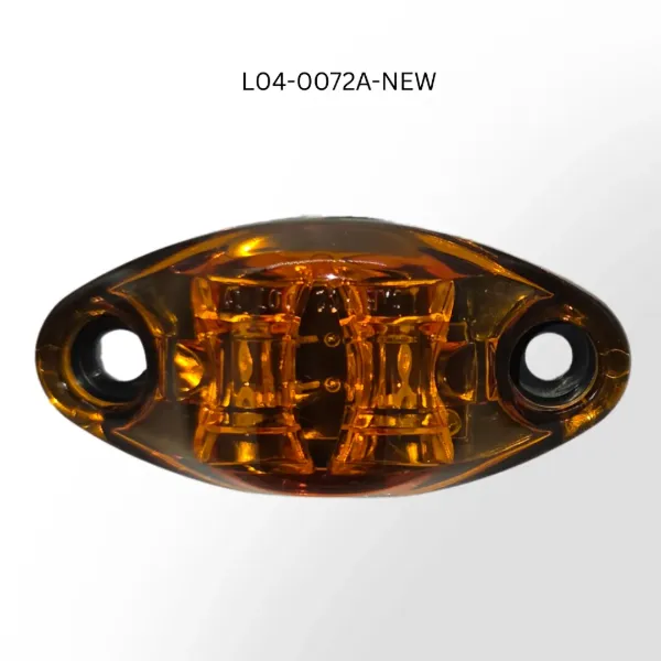 Dragon Eyes™ Core 7.5mm Amber LED Marker & Clearance Light – 2-Wire, PC2