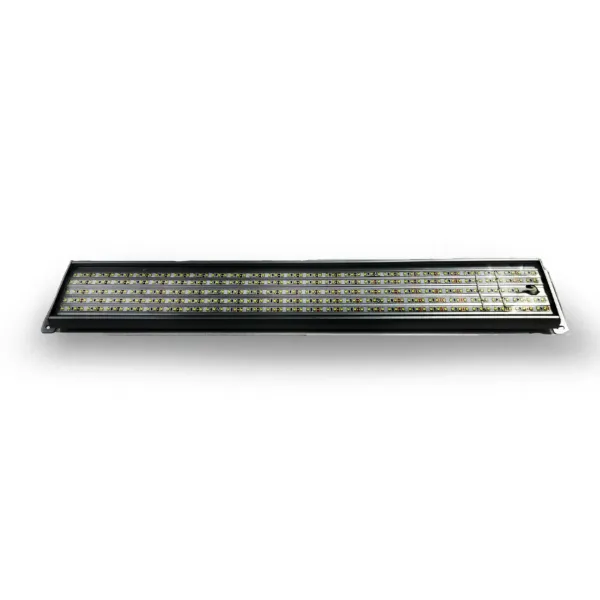 2 Foot Flat High Output LED Utility Light Bar 8100 Lumen Black Frame