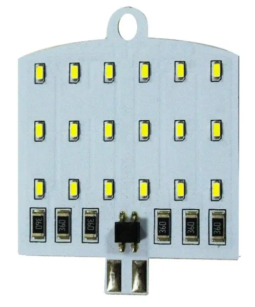 18 SMD LED Wedge Base Replacement Bulb 5500K for Pancake Reading Lights