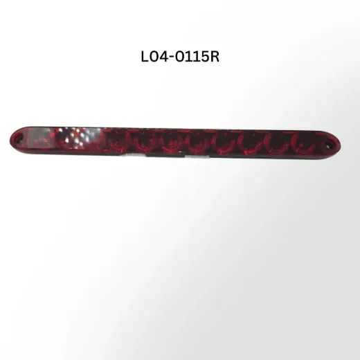 15" Red LED Identification Light Bar – 3 Diode, Surface Mount, DOT Approved