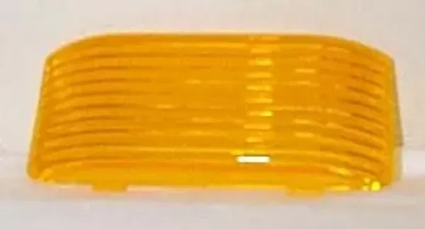 Lens Replacement Amber Rectangular